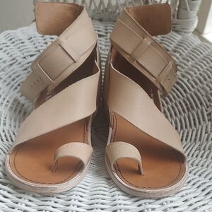 Free People Women's Beige Sandals